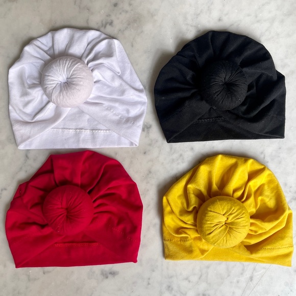 Baby Head Turbans- Lot of 4 - Picture 1 of 2